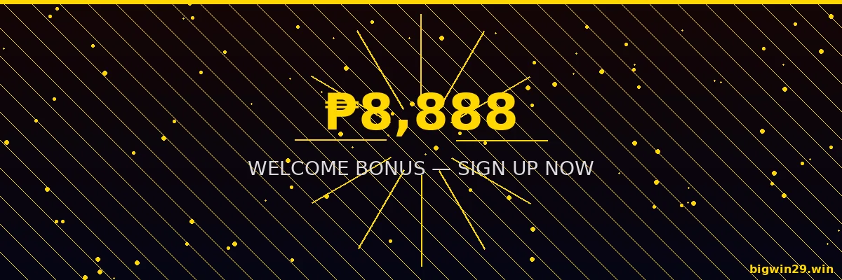 BigWin29 welcome bonus 8888 pesos promotion Philippines